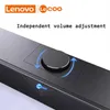 Cell Phone Speakers Lenovo Lecoo DS102 Bluetooth Speaker 360 Surrounding Stereo Soundbar Home Theater Sound Subwoofer Sound Box Z0522