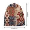 Berets Aksaray Tribal Antik Türkischer Druck Motorhaube Hut Retro Ethnisch Boho Geometrisch Gestrickte Skullies Beanies Hüte Kopfwickelkappen