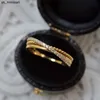 Band Rings Wong Rain 100 925 Sterling Silver High Carbon Diamonds Gemstone Wedding Band 18K Yellow Gold Plated Fine Jewelry Ring Wholesale J230522