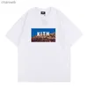 23SS KITH Designers T-shirt Hommes T-shirts Mode Hommes Femmes Casual T-shirts Homme Vêtements Rue Shorts Manches impression Casual Haute qualité Tee US Taille S-XXL L230518