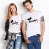 T-shirt da uomo T-shirt da coppia To Be Bride Groom Print Lover Tee Anniversary Gift Matching Casual Men Short Sleeve Top Women Clothes