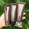 Lagringsflaskor burkar 30 st 100g brun kosmetiska mjuka rör resor makeup container pressar dispensering flaskan skönhetsverktyg