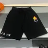 Shorts de bolso Calcifer masculinos da moda em clássicos de algodão Hayao Miyazaki Howls Moving Castle Coleção de cápsulas Shorts de designer casual diário para homens 4XL 5XL