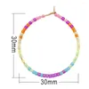 Hoop Earrings Go2boho In Colorful Earring Stainless Steel Gold Plated Ear Rings Women Jewelry Miyuki Bead Summer Fashion Trendy