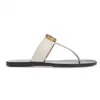 women sandals flip flops ladies genuine leather slippers shoe sandal party wedding shoes with box size 35-45
