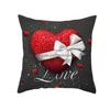 Kussensloop rood valentijnsdag perzik huid kussen er happy valentines hart huis decor drop levering tuin textiel beddengoed s dhsvc