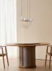 Ljuskronor designer modern enkel massivt trä glasbalans ljuskrona belysning för levande/modell rum dekoration sovrum restaurangstudie