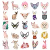 50Pcs Hairless Cat Stickers Skate Accessories Waterproof Vinyl Sticker For Skateboard Laptop Luggage Bicycle Motorcycle Phone Car Decals