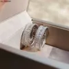 حلقات الفرقة 925 الفضة الاسترليني محاكاة Moissanite Lab Diamond Weddding خاتم الخطوبة للنساء Finger Rings White Jewelry هدية لطيفة J230522