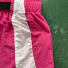 Designer mens Sun Rain Pink Shorts pantaloncini stampati da donna pantaloni hip-hop cargo cargo casual