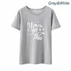 T-shirts pour femmes vous avez cet amour T-shirt imprimé femmes été coton à manches courtes T-shirt Femme noir blanc col rond T-shirt haut