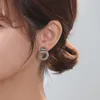 Bengelen kroonluchter retro metaalgouden kleur meerdere kleine cirkelnoppen oorbellen voor vrouwen Koreaanse sieraden mode bruiloftsfeest cadeau 23052222