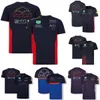 F1 T-Shirt Yeni Sezon Formül 1 Takım Üniforma Tişörtleri Kısa kollu hızlı kuru üstler Yaz Erkekler Motosiklet Yarışı T-Shirts Jersey