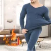 Sous-vêtements thermiques pour hommes Ensembles respirants Thermo Keep Warm Long Johns Vêtements d'hiver Vêtements décontractés