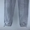 デザイナーの衣類アミールパンテ2023新しいエイミージッパーポケットドローストリングアンクルマイソリ型独自の手紙印刷ライトグレーロングガードラグジュアリーファッションカジュアルズボン