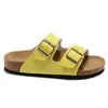 slippers sandalen designer slides arizona sandaal mannen vrouwen schoenen sliders suède slangenleer gesp slippers slipper