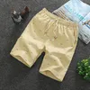 Mens shorts sommar utomhus andningsbar avslappnad strand lös mode träning gym springer män bomull streetwear jogger 230522