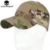 القبعات في الهواء الطلق Multi Cam Emerson Cap Cap Military Tactical Cap Cap Scratch Mesh Fabric Camouflage MC EM8560 Hunting Cap 230520