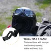 Motorcycle Helmets Jacket Holder Wall Mounted Hooks Bicycle Bike Hook Display Stand Rack