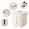 Storage Bottles Rice Dispenser Sealed Cereal Separate Bucket Moisture-proof Dry Food Container Round Tank Box