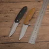 Hoogwaardige C6920 Flipper Vouwmes 8CR13MOV Satin Drop Point Blade G10/roestvrijstalen plaathandgreep Kogellager snel Open EDC Pocket Folder Knives