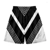 Ethnic Clothing Summer Japanese Black White Striped Printed Traditional Kimono Beach Shorts Couple Women Men Streetwear Cardigan Yukata