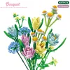 Flower Fomantic Bouquet Rose Orchid Building Block Bicks Toy Creative Diy Plants Bouwstenen speelgoedgave