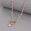 collane designer semplice catena di perle OT chiusura collana femminile moda stile fata design creativo collana femminile catena combinata multi-elemento di lusso 01
