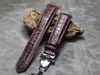 Watch Bands Handmade Watchband 18mm 19mm 20mm 21mm 22mm Real Leather Band Alligator Pattern Strap Butterfly Buckle Thin