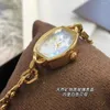Armbanduhren 2023 Damenuhr Japanische Bewegung 24 Karat vergoldet Luxus Diamant Armband Kette Quarz Geschenk für Valentinstag