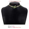 Choker Fashion Elegant Butterfly Necklace For Women Temperament Metal Sexy Moderne Clavicle Chain Neck Party Jewelry