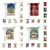 Personalizzabile Merry Christmas Garden flag cortile Campeggi Bandiere vari festival vacanza 346 stili benvenuto cortile Banner materiale di lino P34