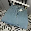 2024SS Designer Womens Skirts Denim con una gonna Mini Demin a vita alta con cintura per donna Summer Jeans coreano Ladies Blue streetwear Haruku Vintage