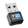 150 Mbps Mini Adaptador Wi -Fi USB DONGLE sem fio BT5.0 Rede de driver livre Receptor de rede 802.11n Receptor Bluetooth para PC Computador de Desktop