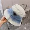 Heren dames emmer hoedontwerpers brede randzon Sun voorkomen motorkap beanie honkbal caps snapbacks buiten denim sunbonnet