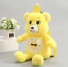 46 cm crianças kawaii roxo amarelo azul urso de pelúcia mochila garotinha fofa acessórios macios bolsa de aniversário presente de aniversário