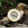 Utomhus Gadgets Mini Military Camping Marching Lensatic Compass förstoringsstorlek Guld Wild Survival Navigation Noctilucent High Quality Watch