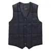 Men's Down Mens Winter Cotton Padded Liner Father Keep Waistcoats Quality Warm Keeper Man Colete Masculino Vest VT-252
