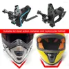 Casques de moto sangle Durable multifonction engrenages de protection sécurité conduite casque mentonnière Anti 8 Action caméra