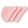 Natural Jade Gua Sha Stone Board Massage Rose Quartz Guasha Plate Jade Face Massager Scrapers Tools For Face Neck Back