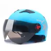 Caschi da ciclismo Casco moto con protezione solare Casco MTB Casco scooter elettrico adatto per donna con doppia attrezzatura per bicicletta parasole P230522