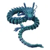 Nieuwe items 3D Gedrukte gearticuleerde Dragon Chinees Lang flexibel realistisch realistisch gemaakt ornament speelgoedmodel Home Office Decoratie Decor Kids Gifts G230520