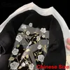 Heren T-shirts Zongke Bloemen Gedrukte T-shirt T-shirts voor Mannen Kleding Streetwear Haruku Tops Chinese Maat 3XL 230522