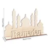 その他のイベントパーティーのサプライズ木製Eid Mubarak Decoration Ramadan Mubarak Ornamentsイスラムイスラム教徒のペンダントEid al Adha Party Supplies Ramadan Kareem Gifts 230522