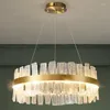 Lampadari Manggic Lampadario moderno in vetro Lampadario Soggiorno Lustro Arredamento camera da letto LED Sala da pranzo Luci sospese di lusso