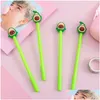 Gelpennen Kawaii Candy Color Emots avocado pen willekeurig ontwerp schattig briefpapier mooie studentenschool benodigdheden cadeau voor kinderen drop de dhi7p