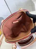 10A Designer di qualità a specchio Borse a conchiglia Ellipse PM 28cm Borsa da donna con manico in tela rivestita marrone Borsa a tracolla in pelle di vacchetta Borsa a tracolla con scatola