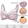 BRAS SETS DOBREVA Women's Mini Bra Lace Flower Plus Size Full Covering BRALETTE genom att släppa 230520