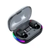 K10 TWS Wireless Headphones Bluetooth Earphones BT 5.3 Gaming Stereo In-ear Earbuds With LED Display Shiny Bling Light Charging Box in Retail Package