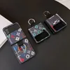 Bellissime custodie per telefoni LU Galaxy Z Flip3 Flip4 Borsa in pelle di lusso di alta qualità Samsung Flip 3 4 5 6 7 8 Custodia con logo Box Mix Ordini Imballaggio Supporto per il drop shipping